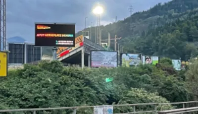 Videowall Leoben beim DSV Stadion